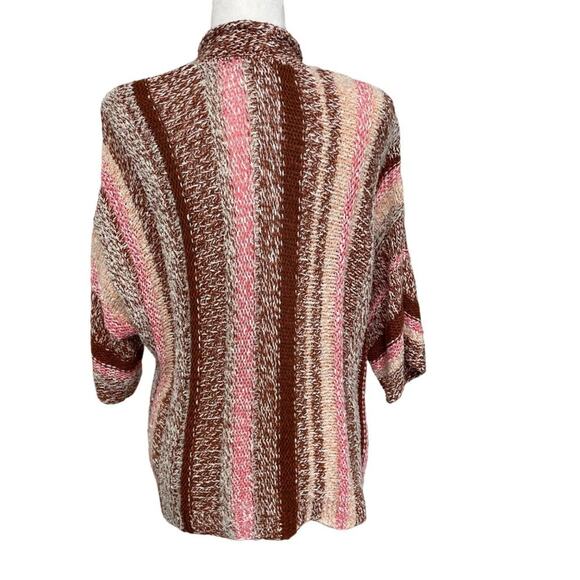 J. Jill Petite Cable Knit Open Front Multicolor Cardigan XS Petite - Picture 5 of 8